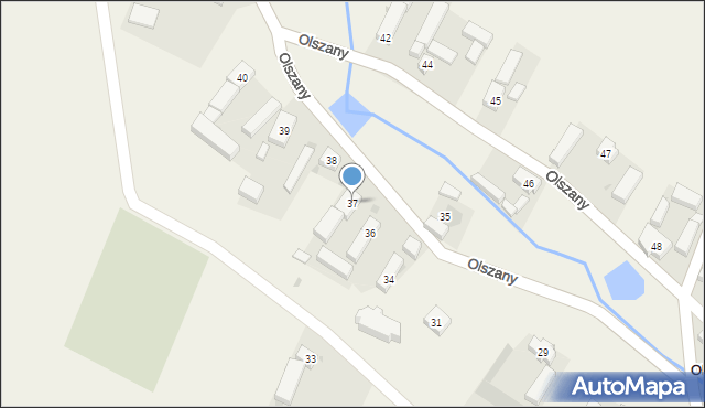 Olszany, Olszany, 37, mapa Olszany