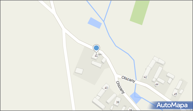 Olszany, Olszany, 41, mapa Olszany