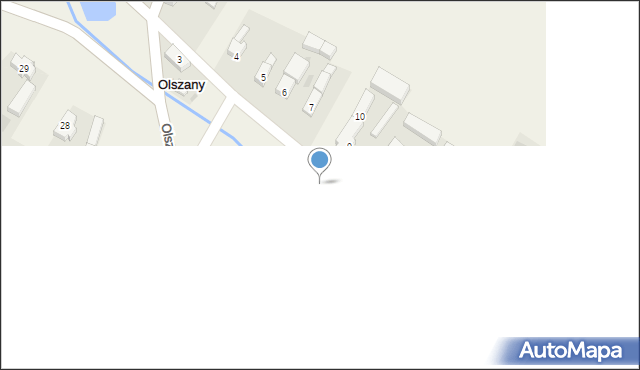 Olszany, Olszany, 8, mapa Olszany