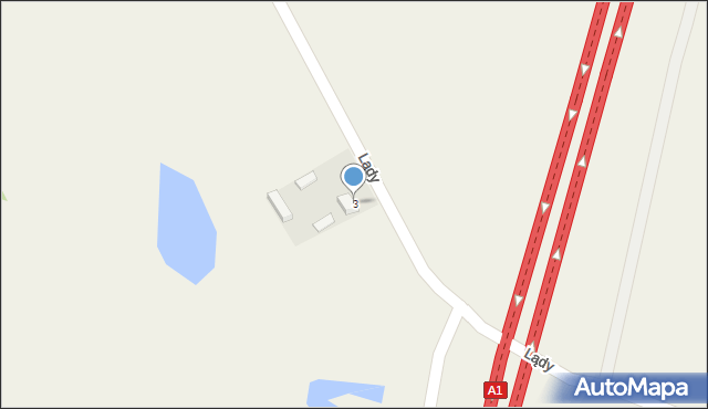 Olsze, Olsze, 3, mapa Olsze