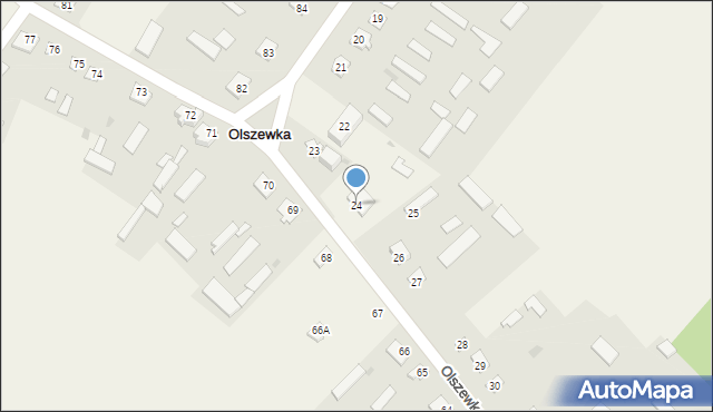 Olszewka, Olszewka, 24, mapa Olszewka