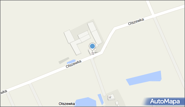 Olszewka, Olszewka, 11, mapa Olszewka