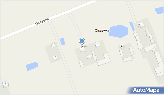 Olszewka, Olszewka, 15, mapa Olszewka