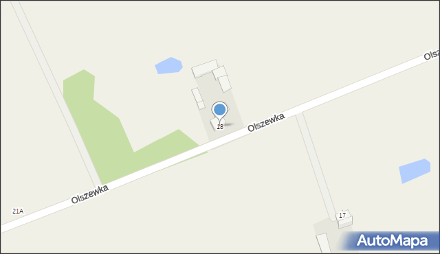 Olszewka, Olszewka, 18, mapa Olszewka