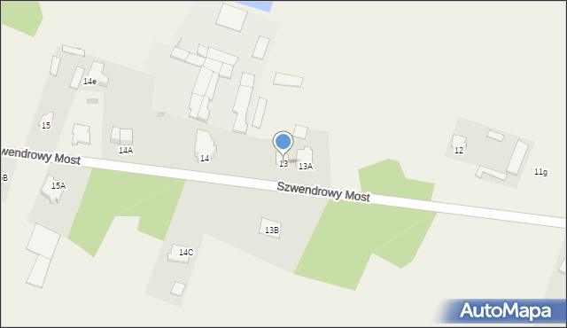 Olszewka, Olszewka, 13, mapa Olszewka