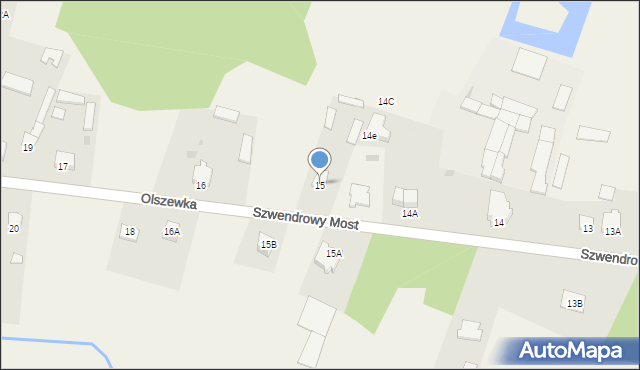 Olszewka, Olszewka, 15, mapa Olszewka