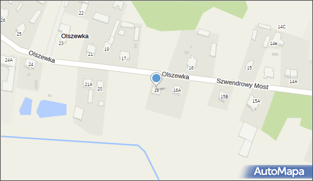 Olszewka, Olszewka, 18, mapa Olszewka