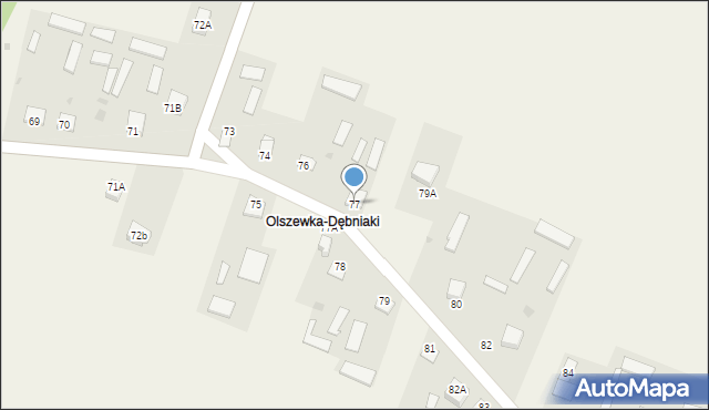 Olszewka, Olszewka, 77, mapa Olszewka