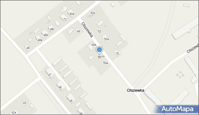 Olszewka, Olszewka, 50, mapa Olszewka