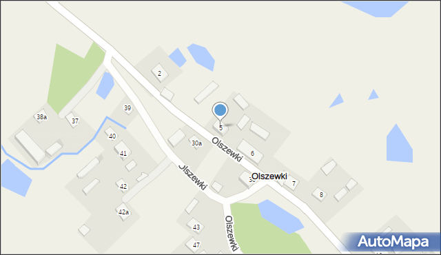 Olszewki, Olszewki, 5, mapa Olszewki