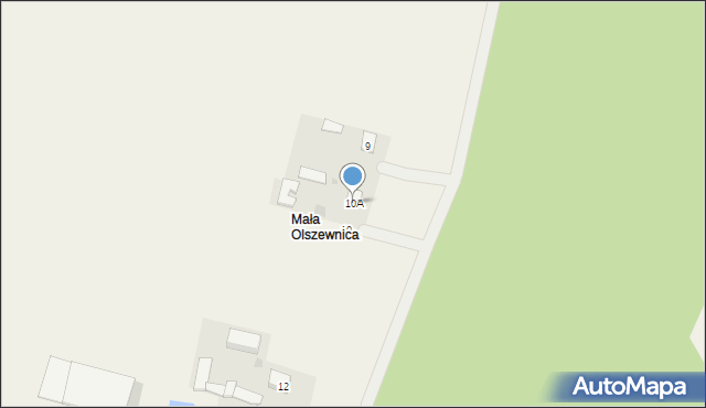 Olszewnica, Olszewnica, 10A, mapa Olszewnica