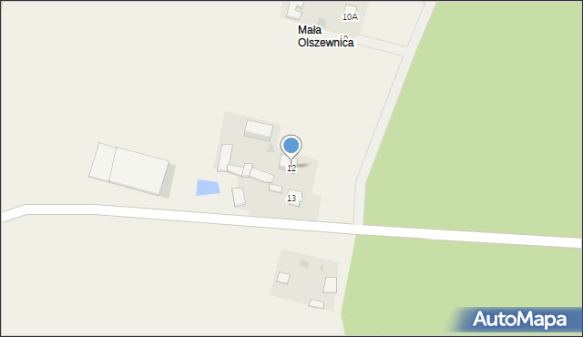 Olszewnica, Olszewnica, 12, mapa Olszewnica