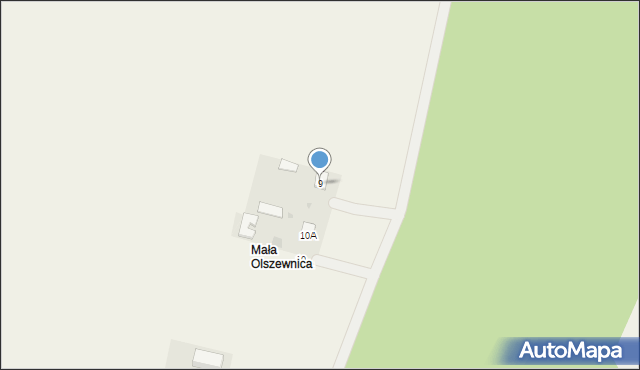 Olszewnica, Olszewnica, 9, mapa Olszewnica