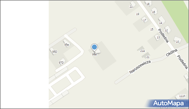 Olszewnica Stara, Olszewnica Stara, 99a, mapa Olszewnica Stara