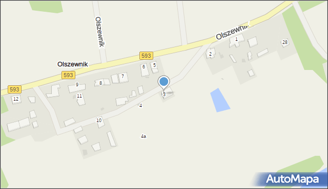 Olszewnik, Olszewnik, 3, mapa Olszewnik