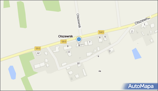 Olszewnik, Olszewnik, 8, mapa Olszewnik