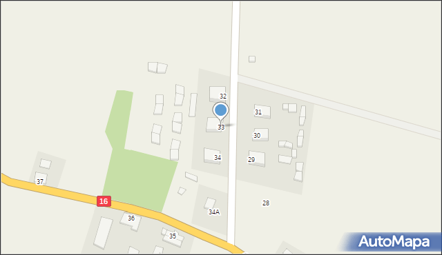 Olszewo, Olszewo, 33, mapa Olszewo