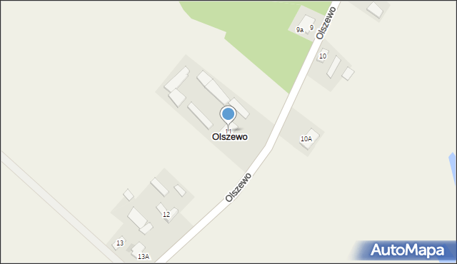 Olszewo, Olszewo, 11, mapa Olszewo