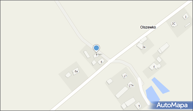 Olszewo, Olszewo, 7, mapa Olszewo