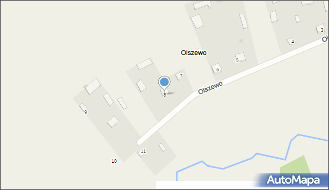 Olszewo, Olszewo, 8, mapa Olszewo