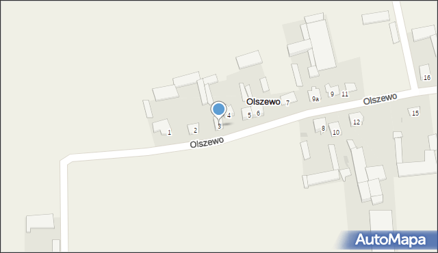 Olszewo, Olszewo, 3, mapa Olszewo