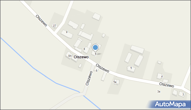 Olszewo, Olszewo, 7, mapa Olszewo