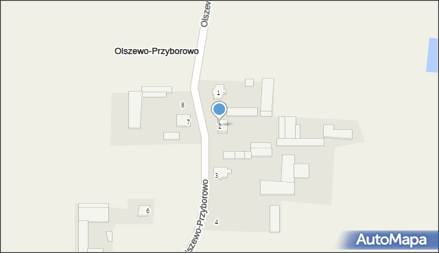 Olszewo-Przyborowo, Olszewo-Przyborowo, 2, mapa Olszewo-Przyborowo