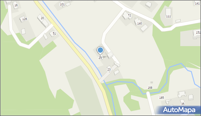 Olszowa, Olszowa, 23, mapa Olszowa