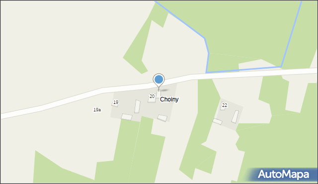 Olszowa Dąbrowa, Olszowa Dąbrowa, 21, mapa Olszowa Dąbrowa