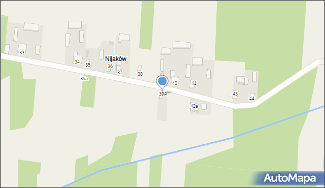 Olszowa Dąbrowa, Olszowa Dąbrowa, 39A, mapa Olszowa Dąbrowa