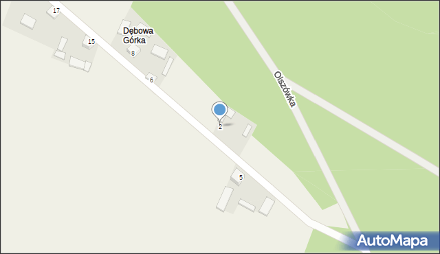 Olszówka, Olszówka, 2, mapa Olszówka