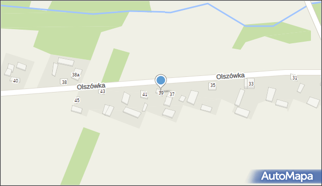 Olszówka, Olszówka, 39, mapa Olszówka