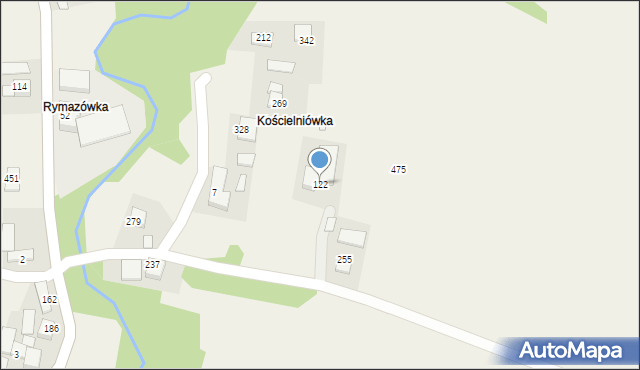 Olszówka, Olszówka, 122, mapa Olszówka