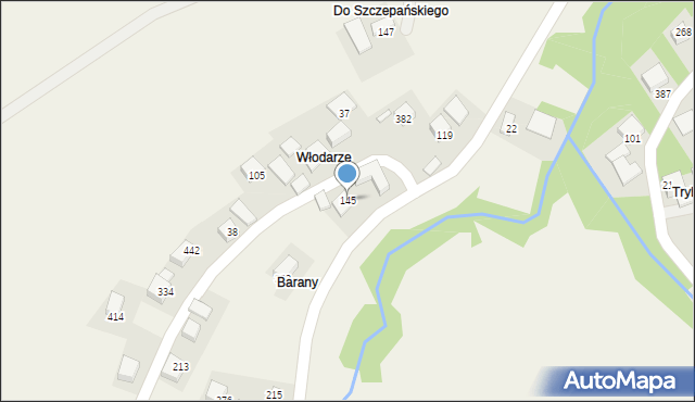 Olszówka, Olszówka, 145, mapa Olszówka