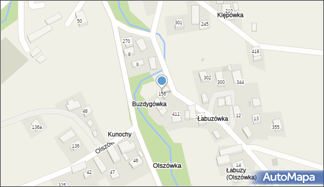 Olszówka, Olszówka, 156, mapa Olszówka