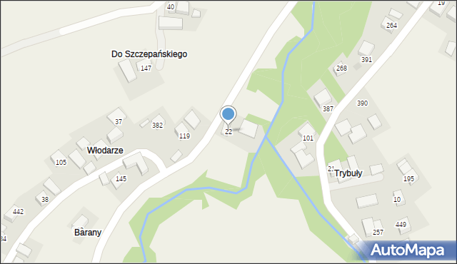 Olszówka, Olszówka, 22, mapa Olszówka