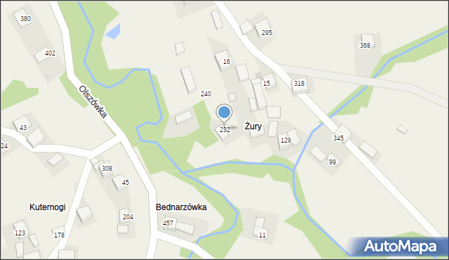 Olszówka, Olszówka, 232, mapa Olszówka