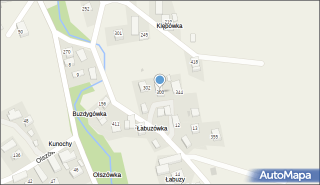 Olszówka, Olszówka, 300, mapa Olszówka