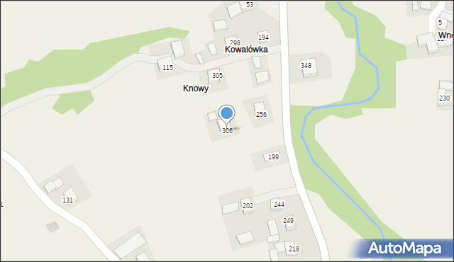 Olszówka, Olszówka, 306, mapa Olszówka