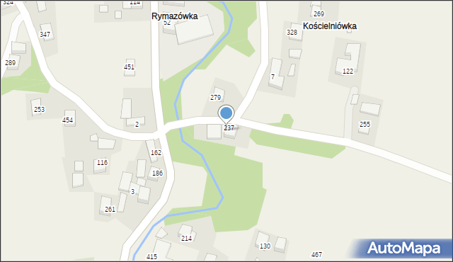 Olszówka, Olszówka, 315, mapa Olszówka