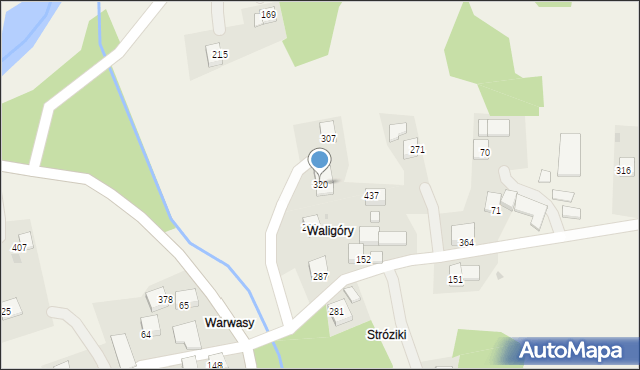 Olszówka, Olszówka, 320, mapa Olszówka