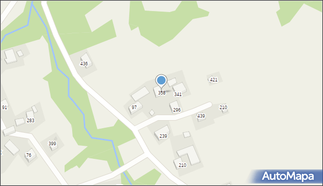 Olszówka, Olszówka, 358, mapa Olszówka