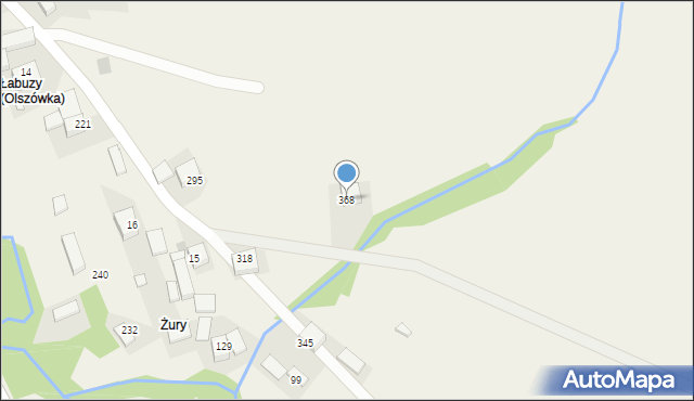 Olszówka, Olszówka, 368, mapa Olszówka