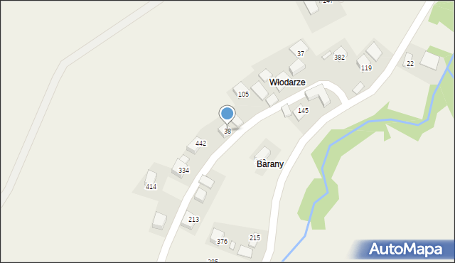 Olszówka, Olszówka, 38, mapa Olszówka