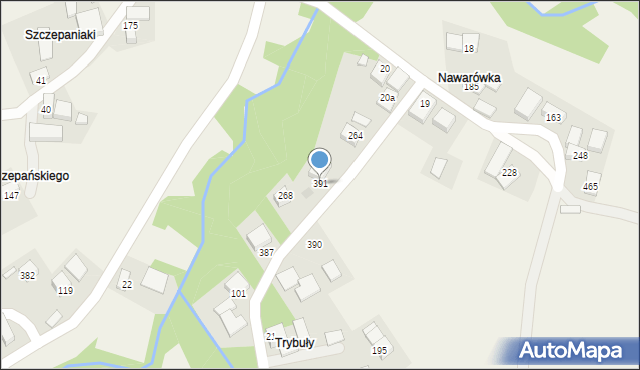 Olszówka, Olszówka, 391, mapa Olszówka