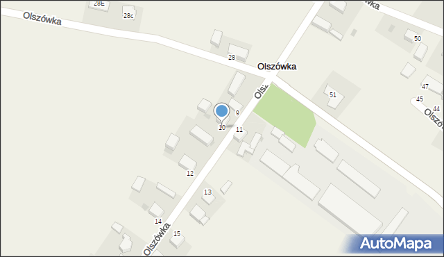 Olszówka, Olszówka, 10, mapa Olszówka