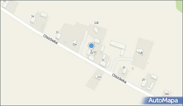 Olszówka, Olszówka, 32, mapa Olszówka