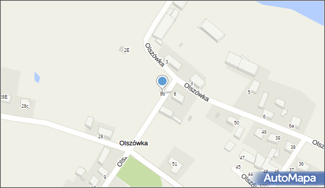 Olszówka, Olszówka, 8b, mapa Olszówka