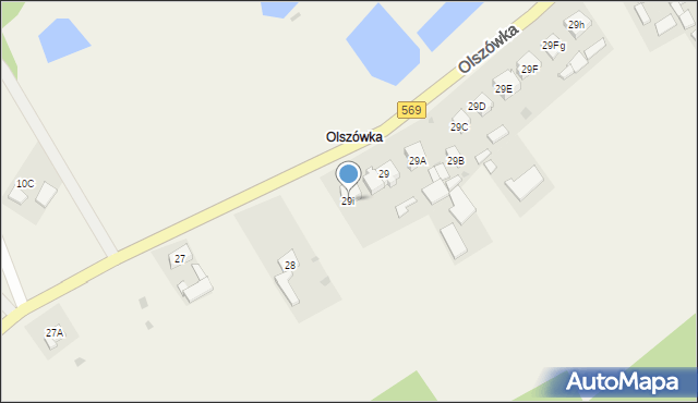 Olszówka, Olszówka, 29i, mapa Olszówka