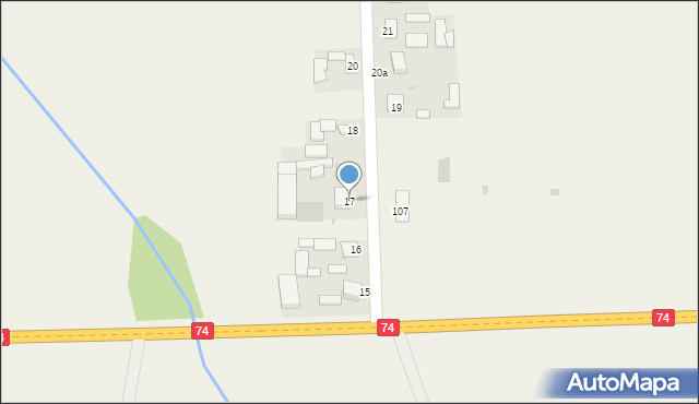 Olszownica, Olszownica, 17, mapa Olszownica